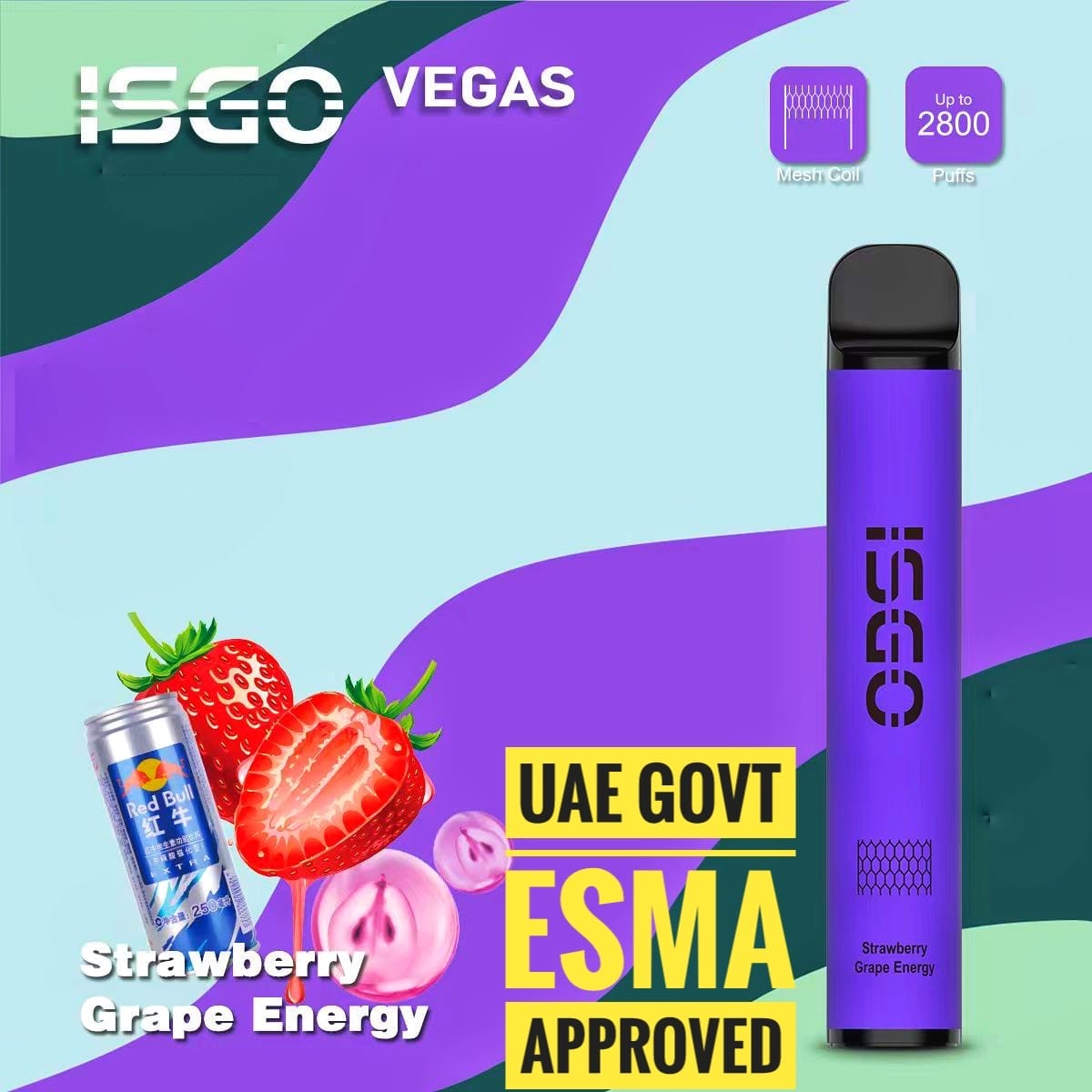 Isgo Vegas  2800 puffs disposable vape