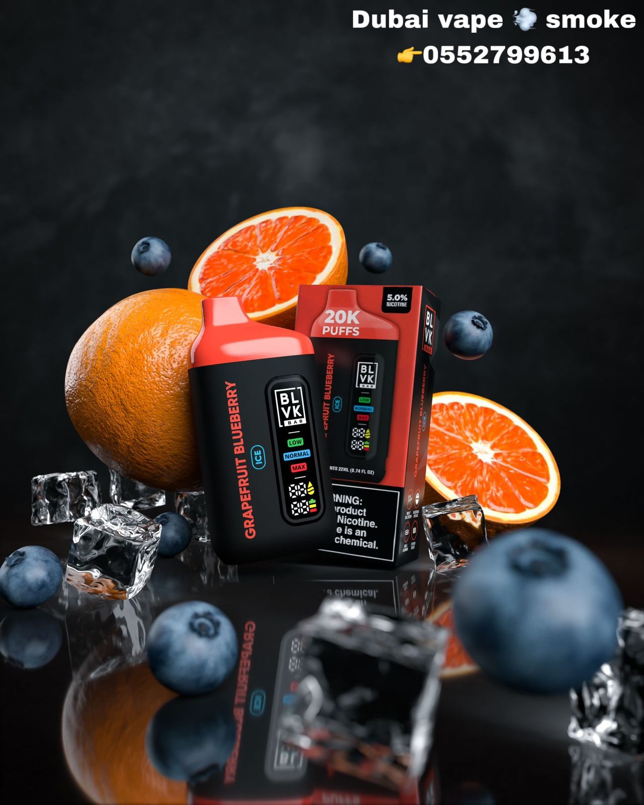 BLVK Bar 20000 Puffs Rechargeable Vape Disposable