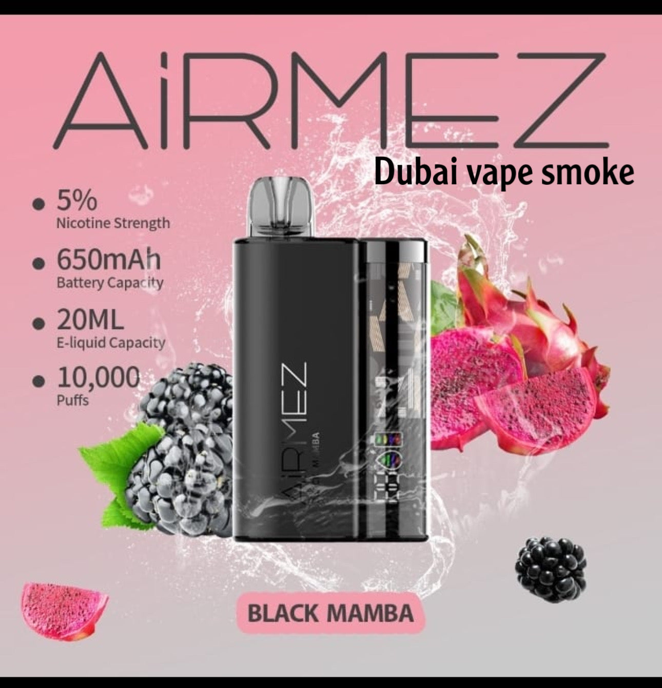 Airmez 10.000 puffs disposable vape