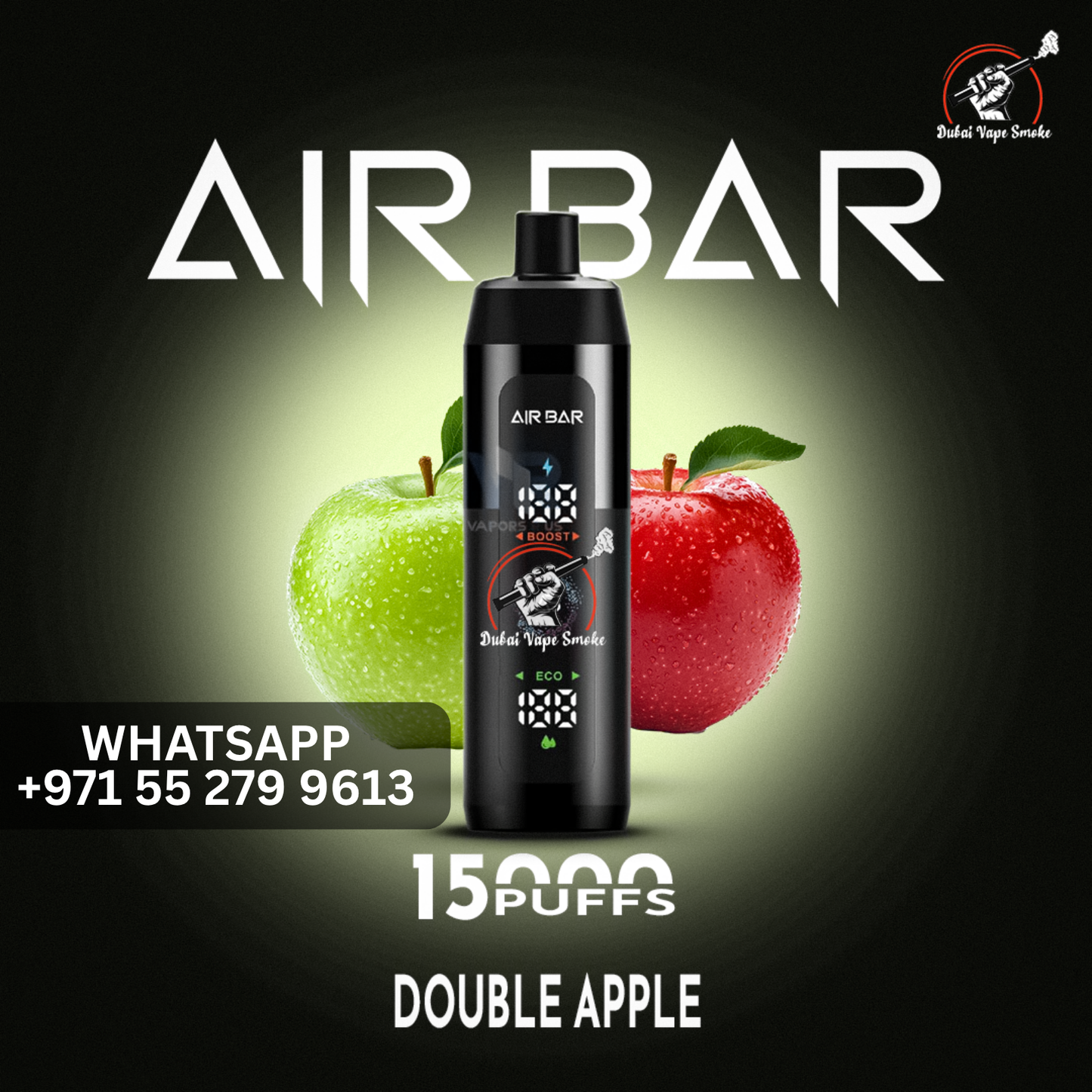 Air Bar 15,000 Puffs Disposable Vape  Smart LED Display  Dubai Vape