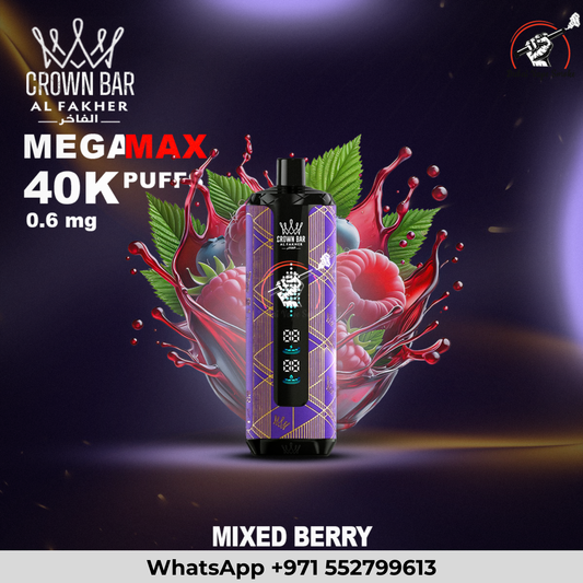 Al Fakher Crown Bar Mega Max 40K Puffs Vape Dubai | UAE Shop
