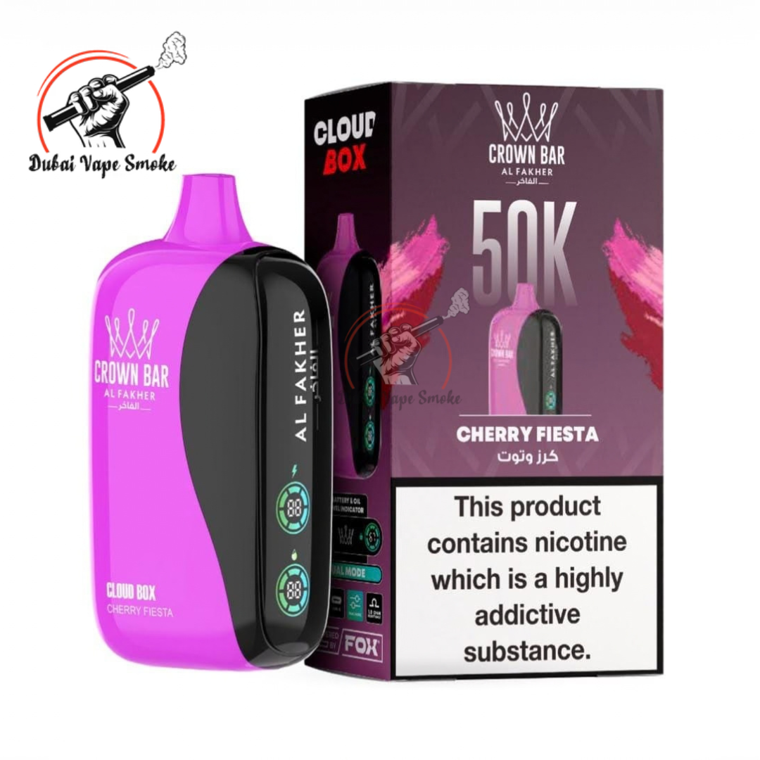 Al Fakher Crown Bar Cloud Box 50K Puffs | Dubai Vape Smoke   