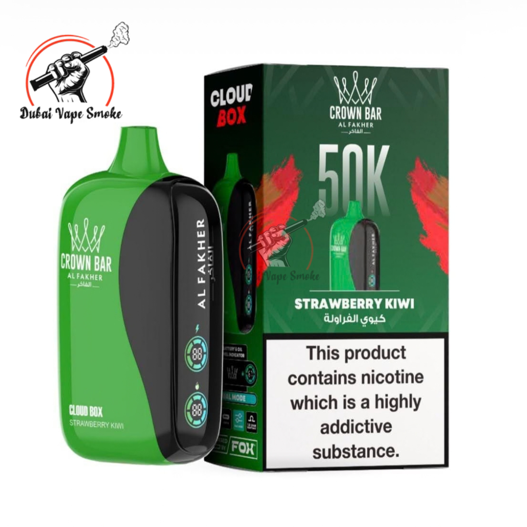 Al Fakher Crown Bar Cloud Box 50K Puffs | Dubai Vape Smoke   