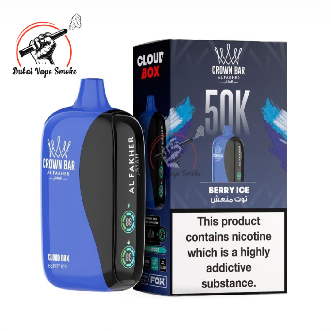 Al Fakher Crown Bar Cloud Box 50K Puffs | Dubai Vape Smoke   