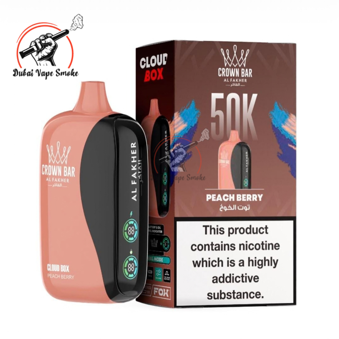 Al Fakher Crown Bar Cloud Box 50K Puffs | Dubai Vape Smoke   