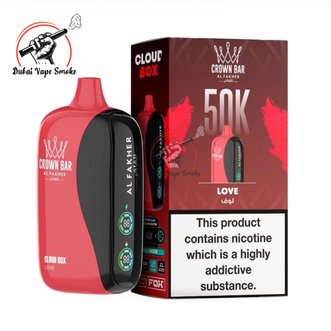 Al Fakher Crown Bar Cloud Box 50K Puffs | Dubai Vape Smoke   