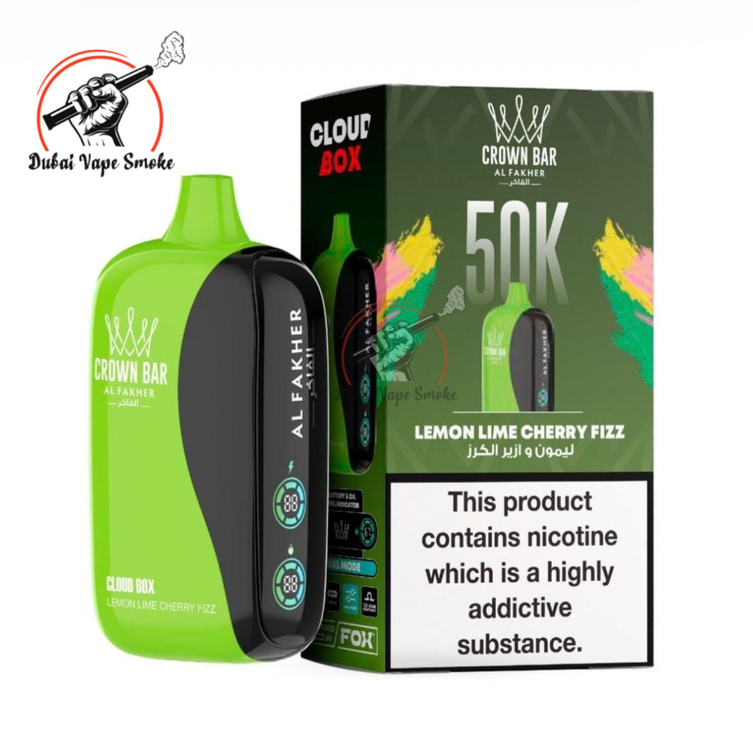 Al Fakher Crown Bar Cloud Box 50K Puffs | Dubai Vape Smoke   