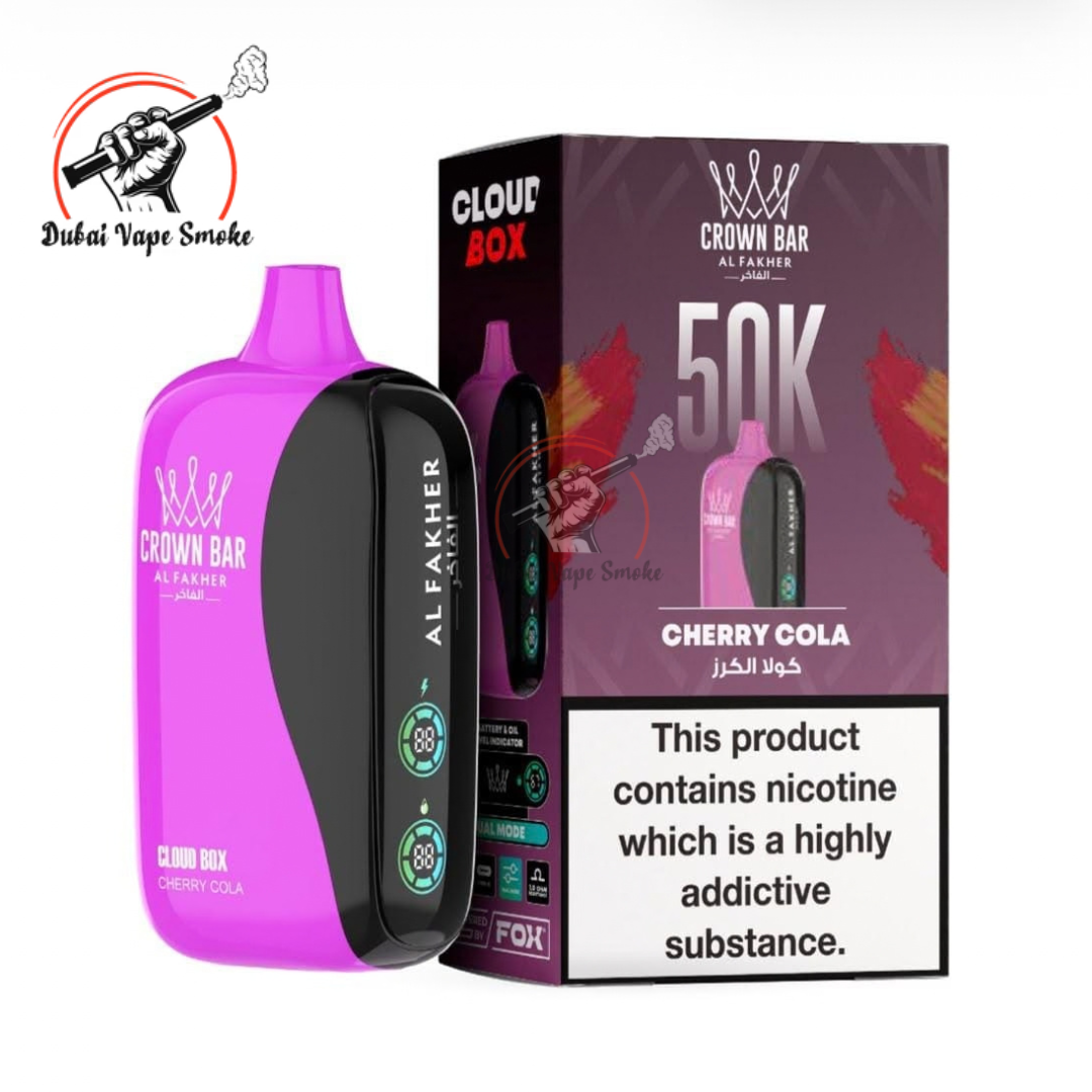 Al Fakher Crown Bar Cloud Box 50K Puffs | Dubai Vape Smoke   