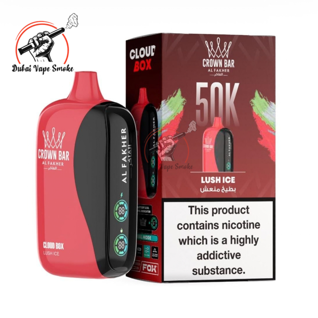 Al Fakher Crown Bar Cloud Box 50K Puffs | Dubai Vape Smoke   