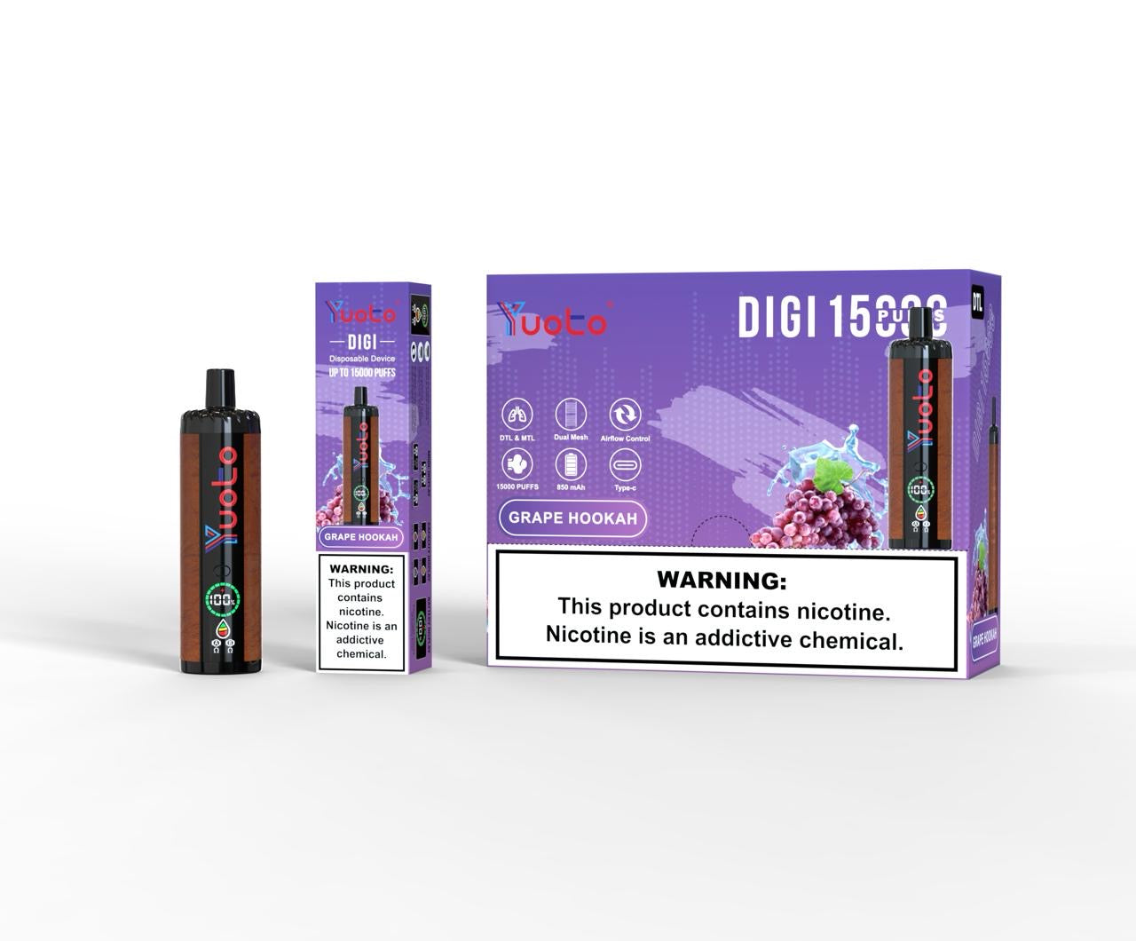 Yuoto digi 15000 puffs