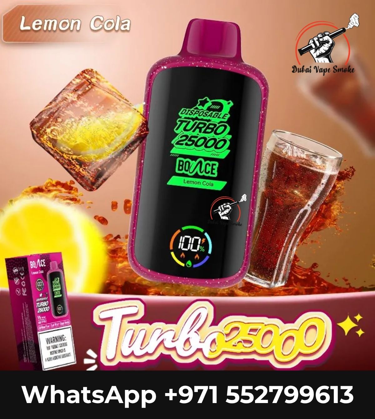 Bounce Turbo 25000 Puffs Mesh Coil Vape | Vape Shop Dubai UAE