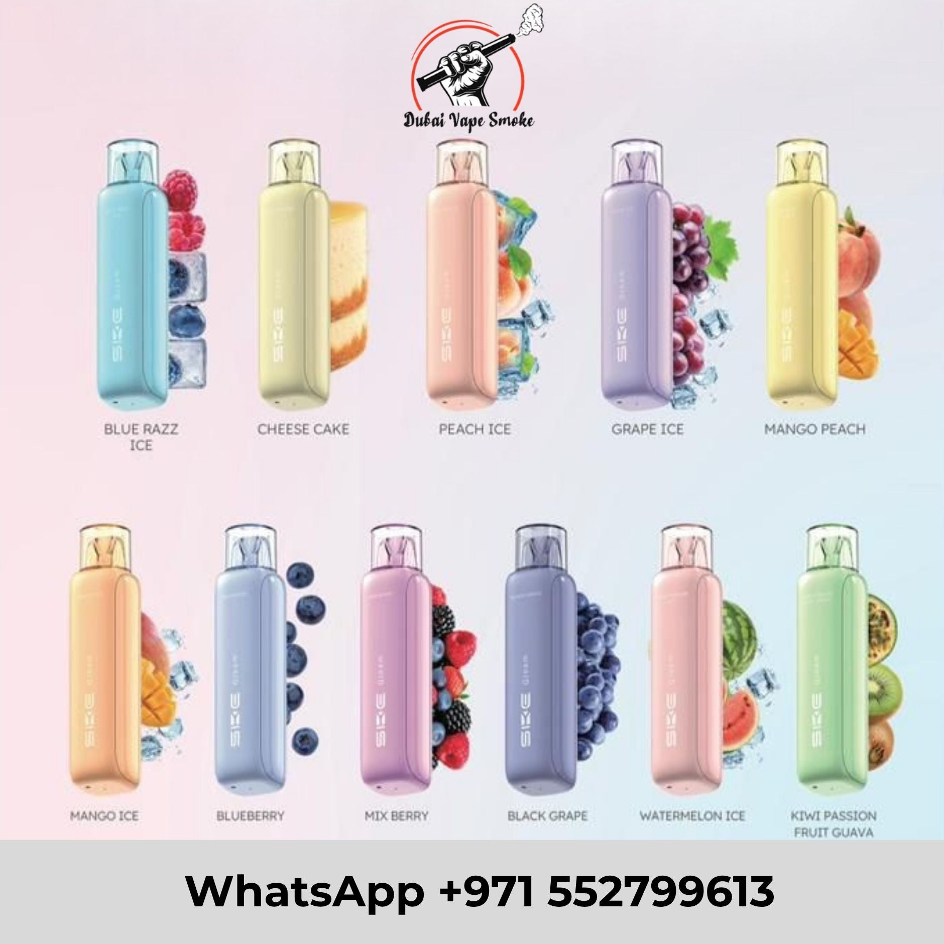 Buy SKE Gloam 5000 Puffs Vape 20mg in Dubai – Dubai Vape Smoke