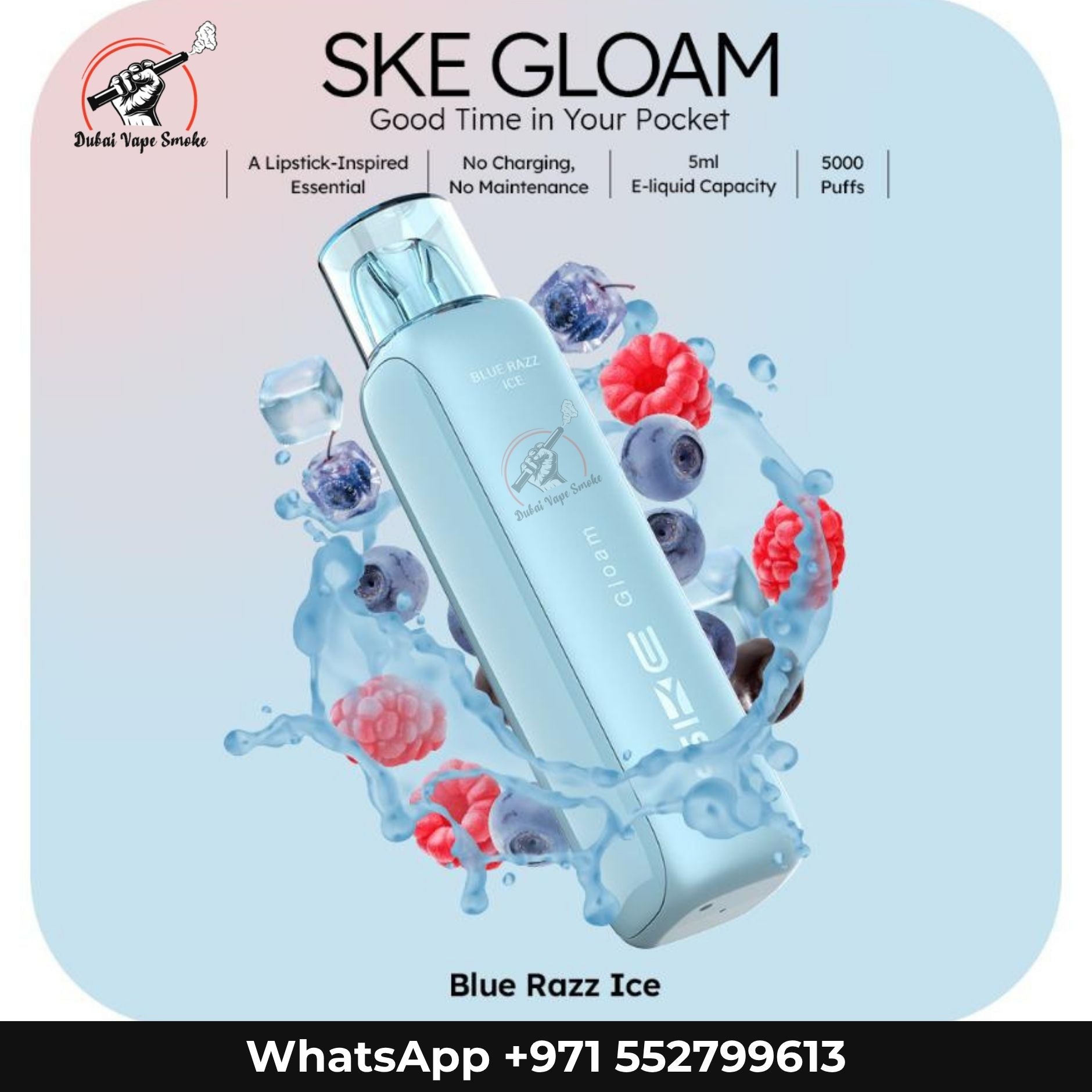 Buy SKE Gloam 5000 Puffs Vape 20mg in Dubai – Dubai Vape Smoke