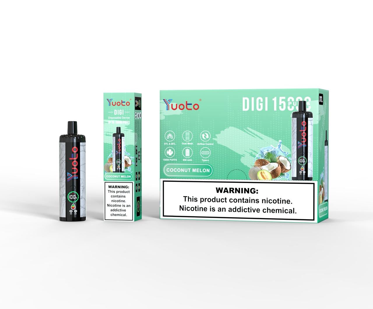 Yuoto digi 15000 puffs