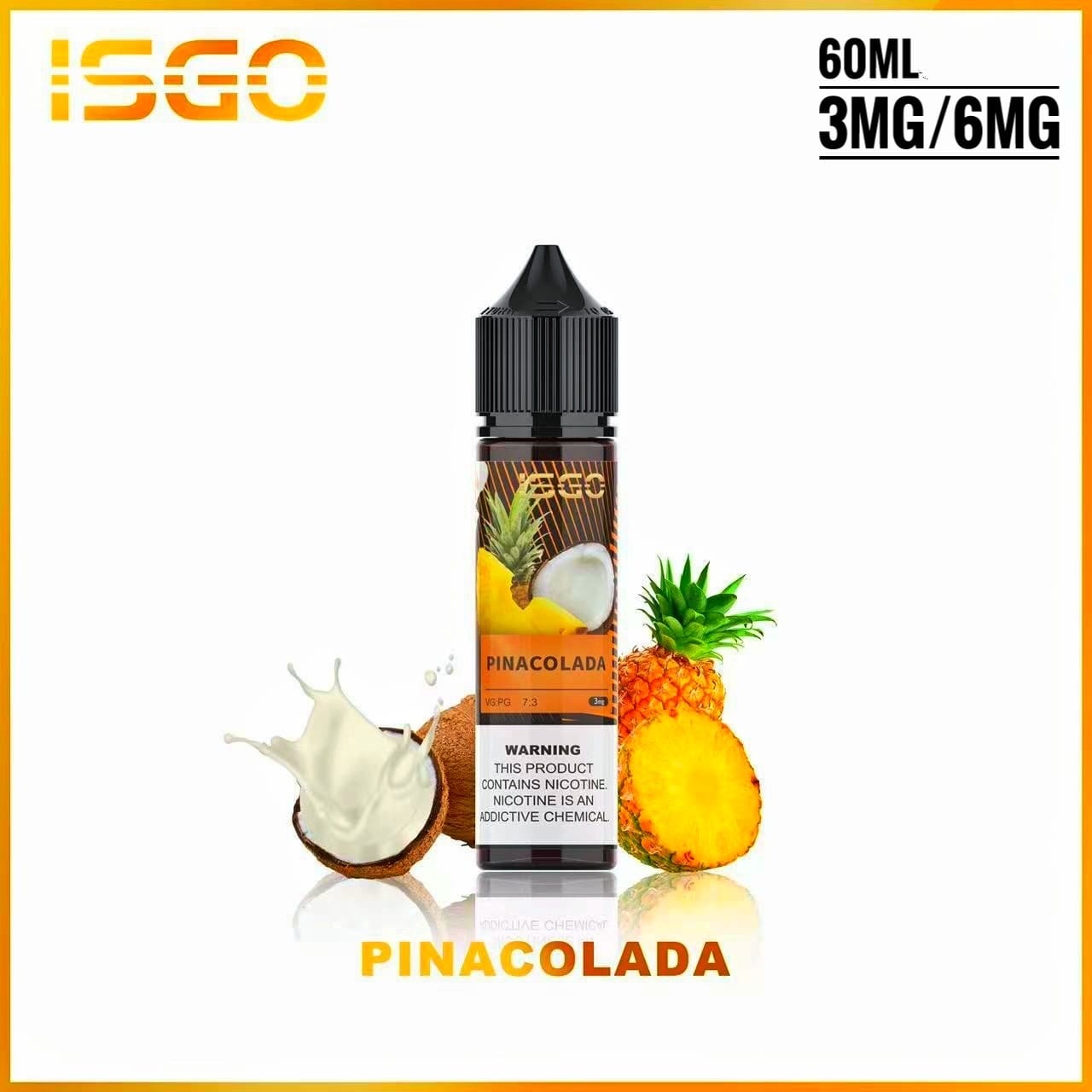 Isgo 60 ml 3 mg 6 mg juice