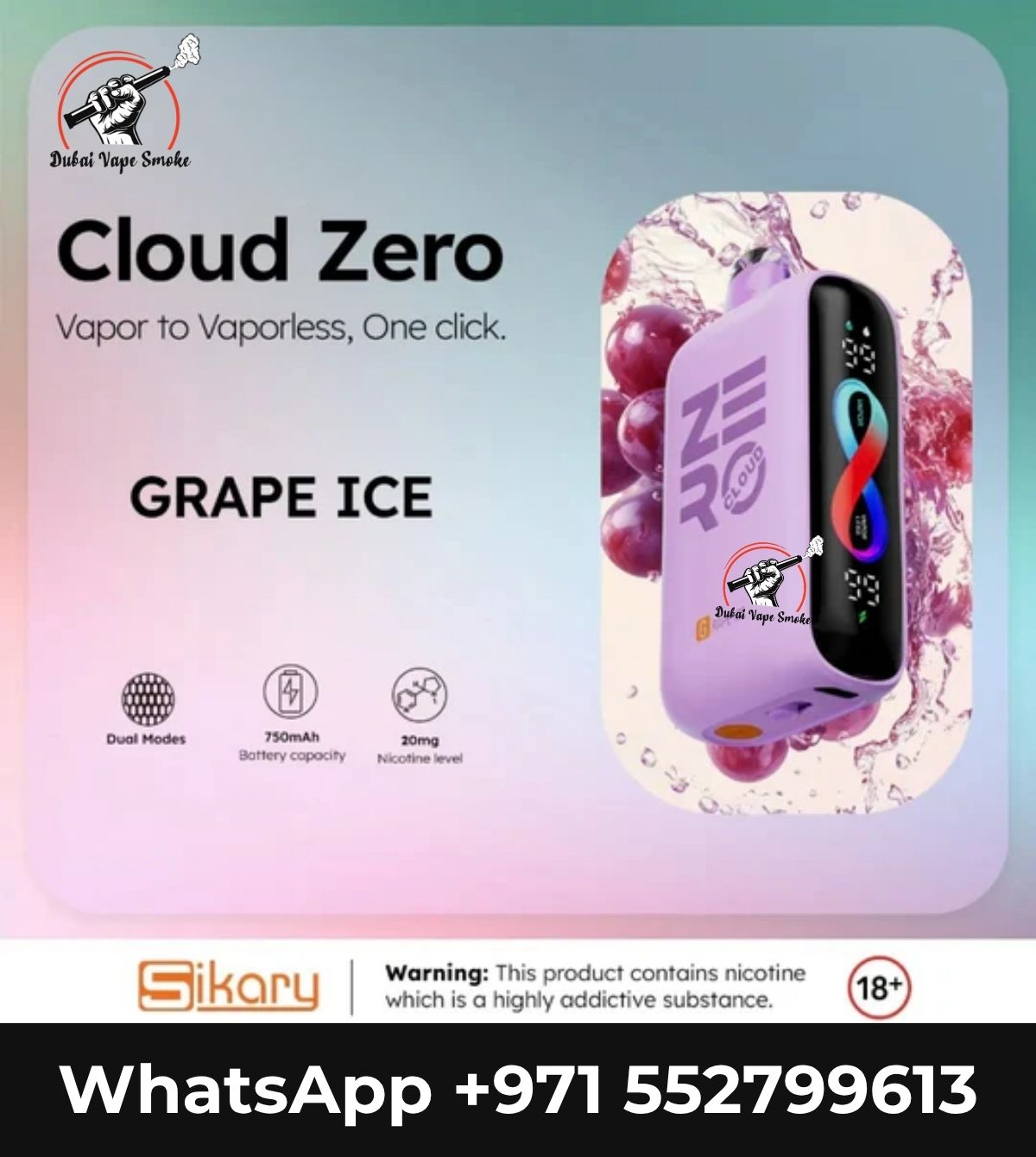 Cloud Zero 20000 Puffs Disposable Vape | Vape Shop Dubai UAE
