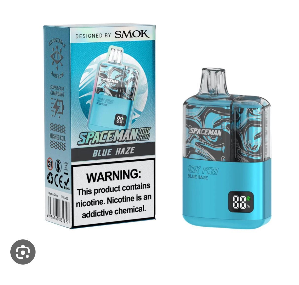 smoke 10,000  puffs disposable vape 5% no