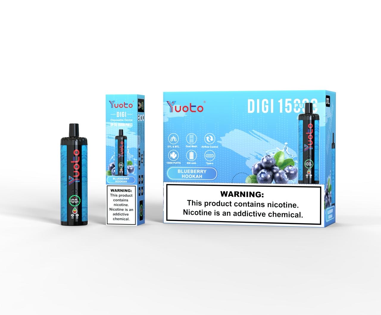 Yuoto digi 15000 puffs