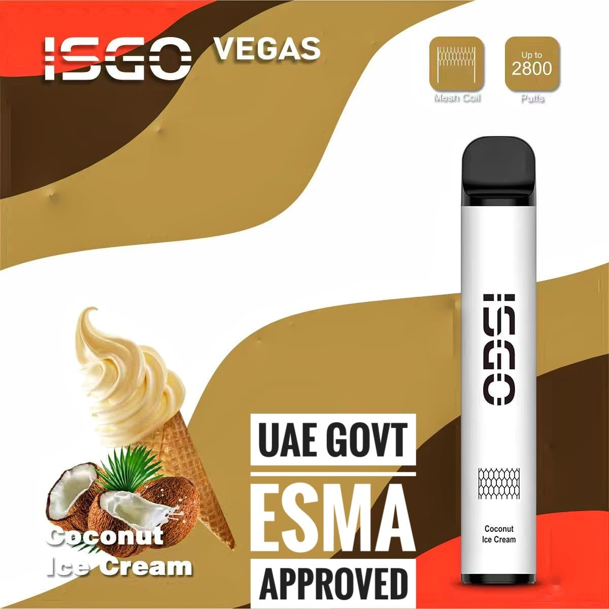 Isgo Vegas  2800 puffs disposable vape