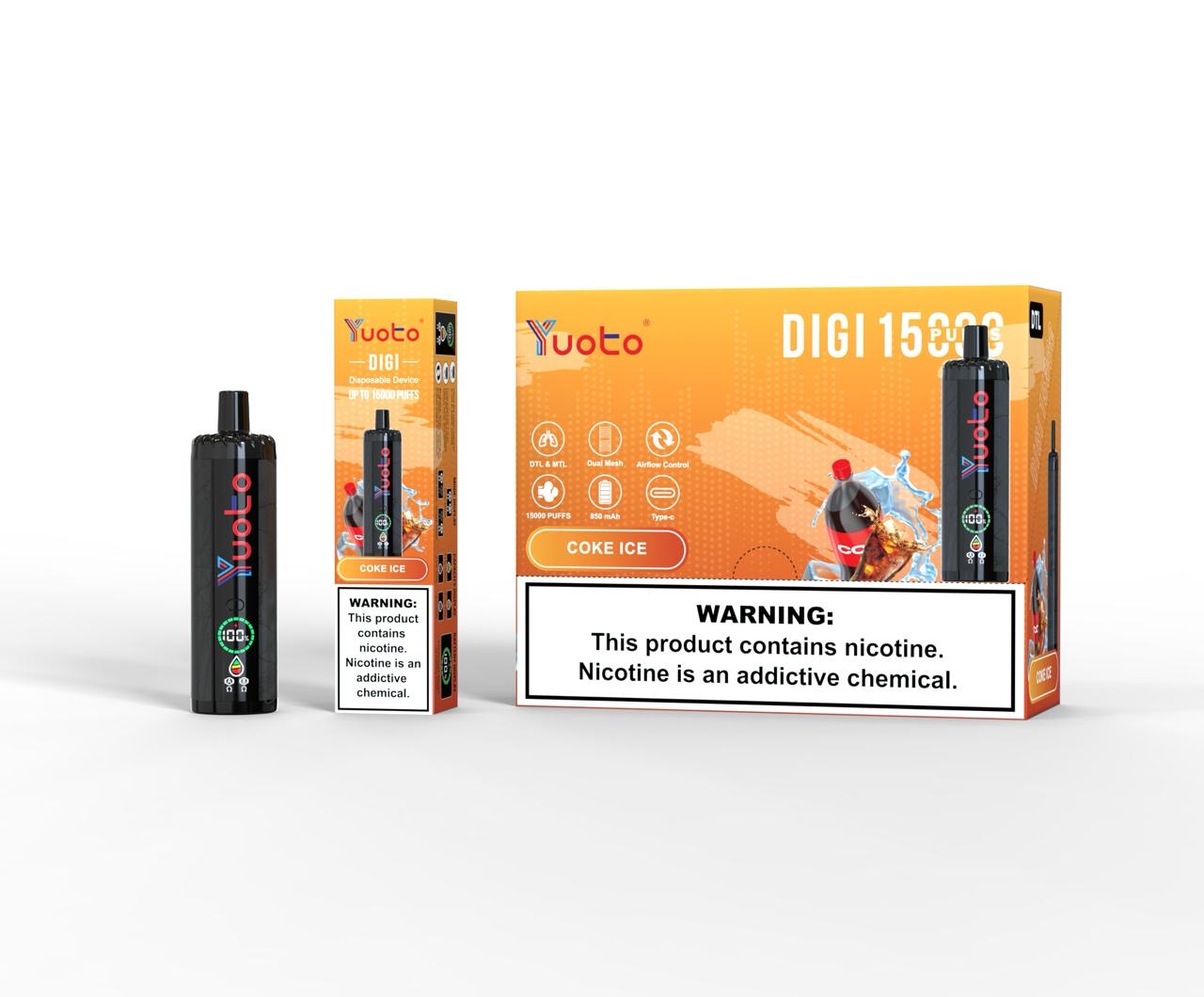 Yuoto digi 15000 puffs