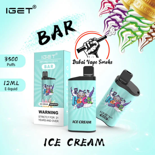 IGET BAR DISPOSABLE KIT 3500 PUFFS In Dubai vape smoke