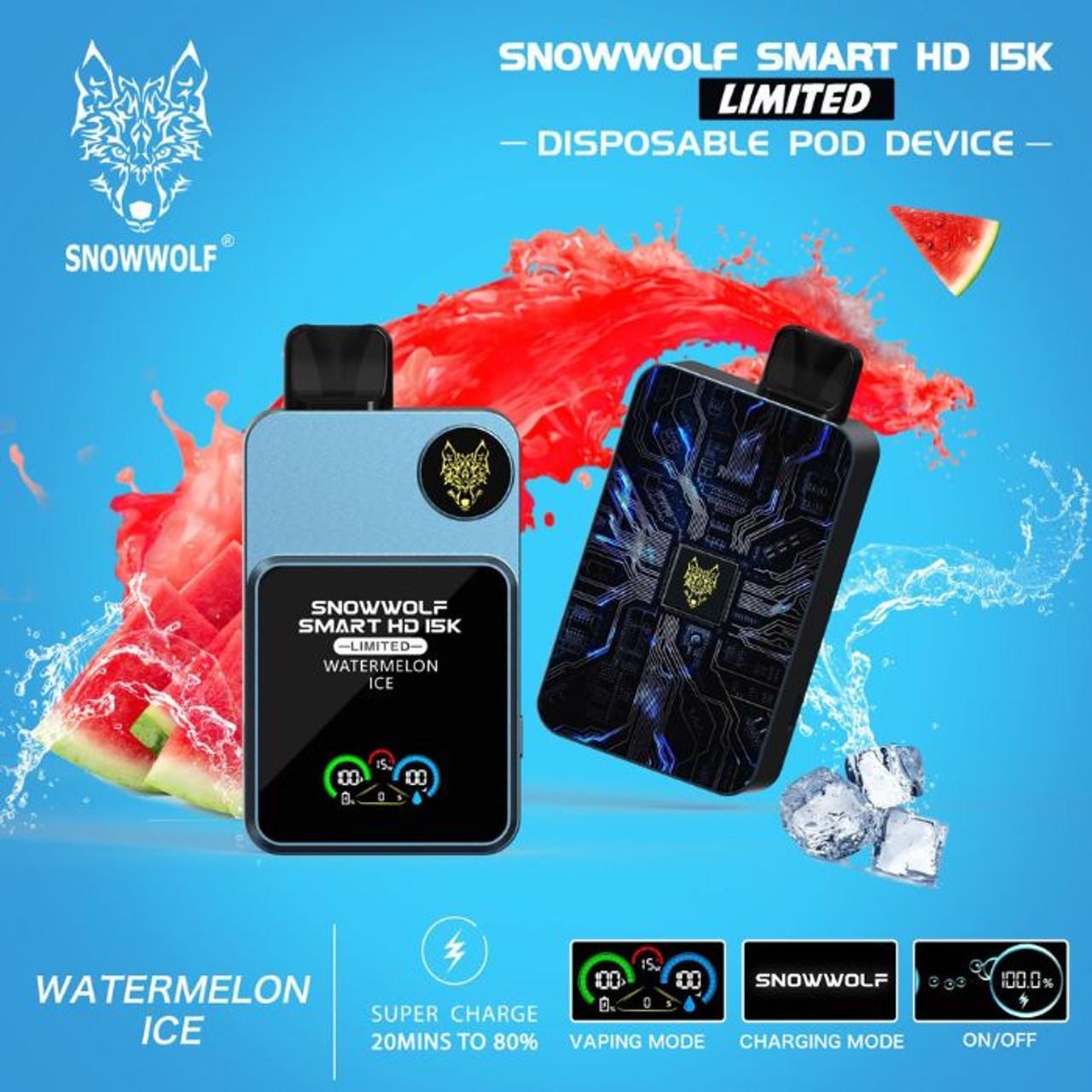 Snowwolf smart HD 15k disposable vape