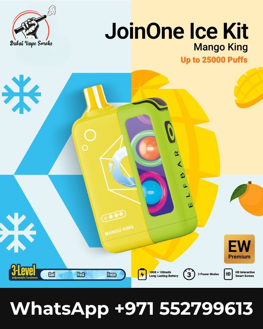 ELF BAR JoinOne Ice Kit 25000 Puffs Disposable Vape Dubai | UAE