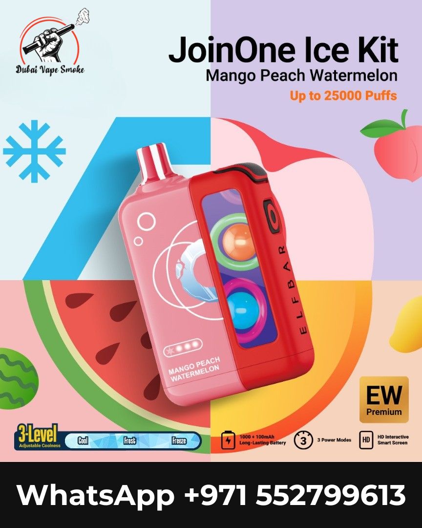 ELF BAR JoinOne Ice Kit 25000 Puffs Disposable Vape Dubai | UAE