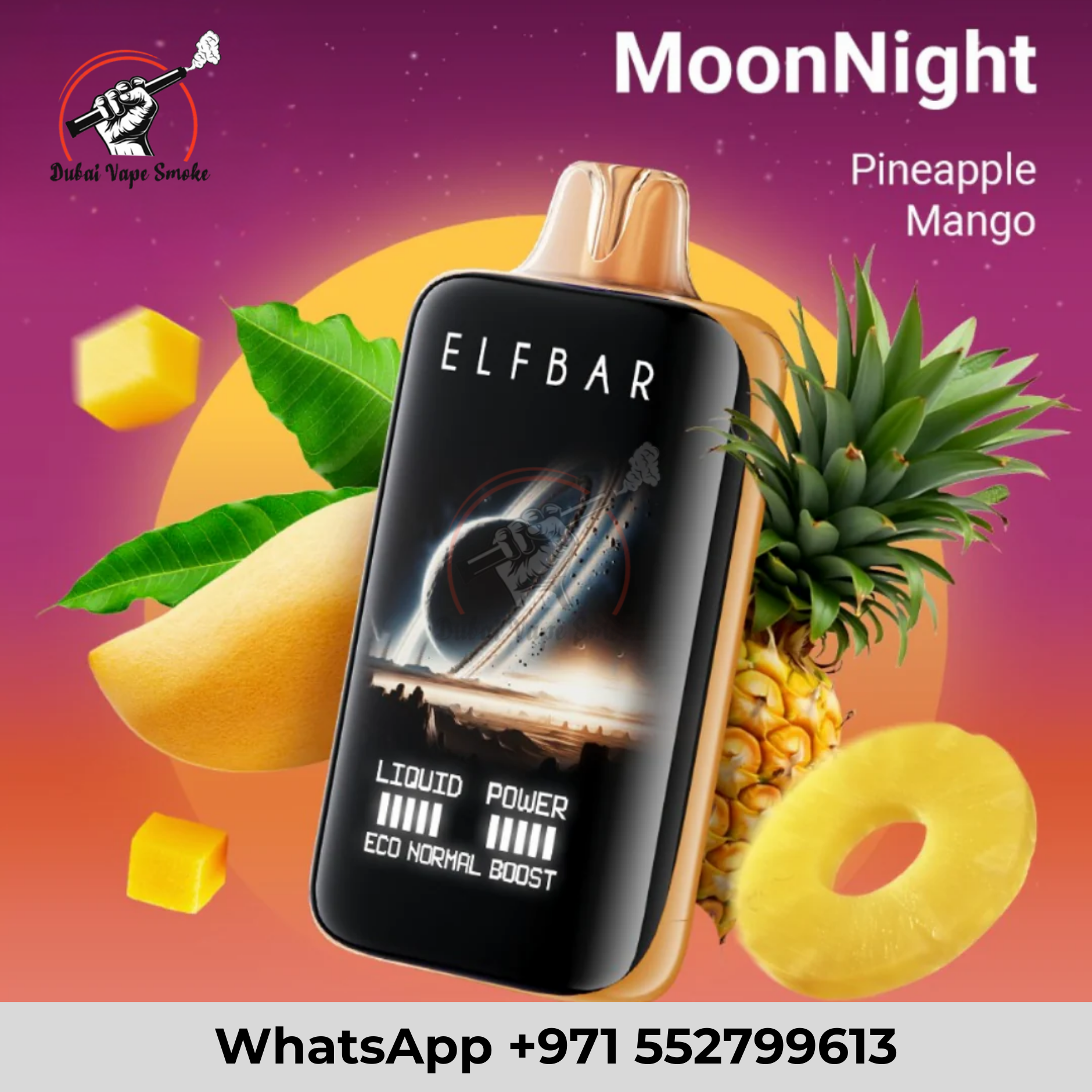 Elfbar Moonlight 40000 Puffs Disposable Vape 50mg in Dubai