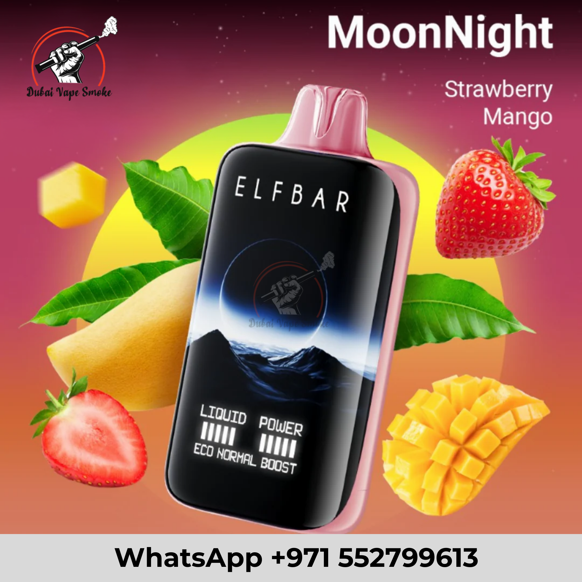 Elfbar Moonlight 40000 Puffs Disposable Vape 50mg in Dubai