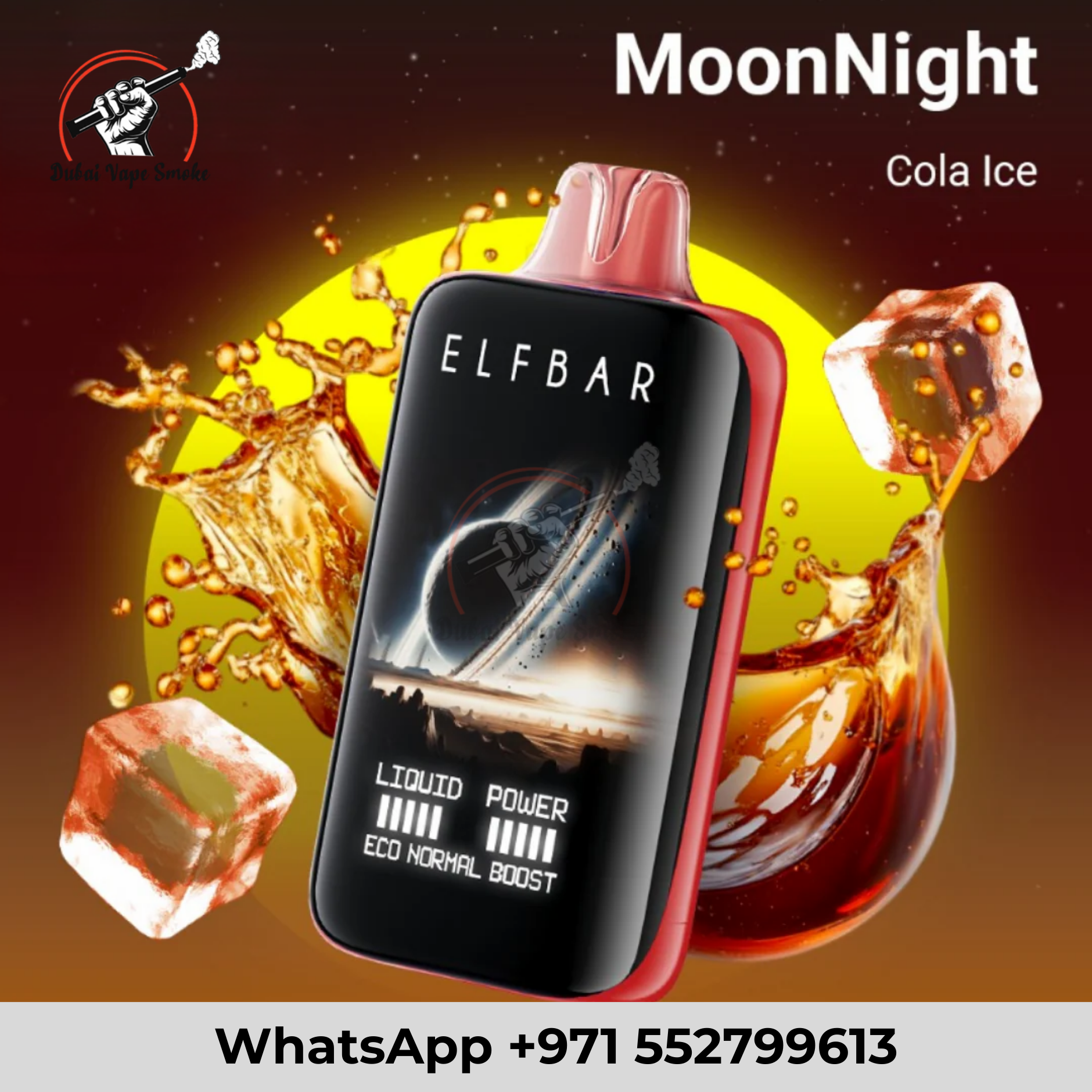 Elfbar Moonlight 40000 Puffs Disposable Vape 50mg in Dubai