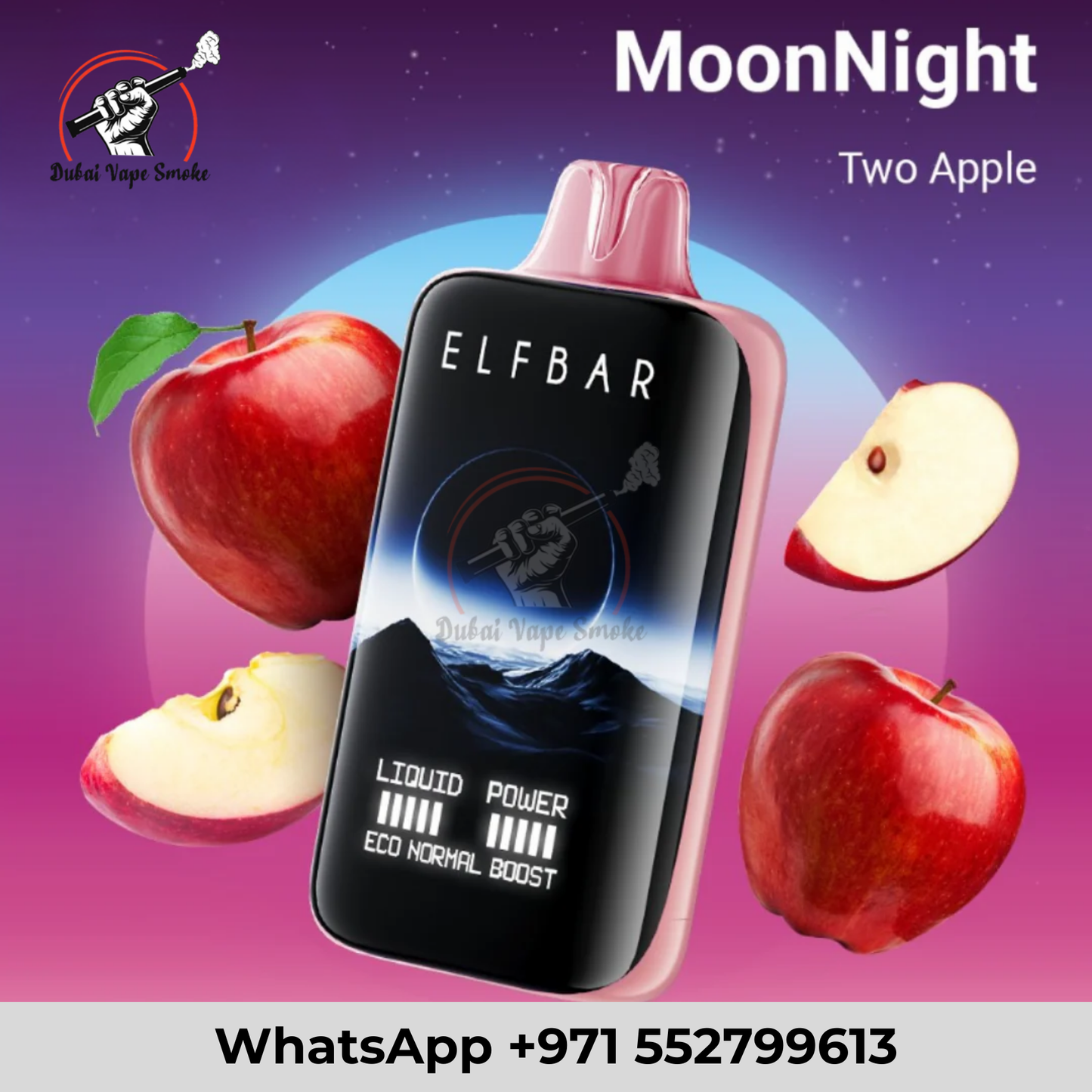 Elfbar Moonlight 40000 Puffs Disposable Vape 50mg in Dubai
