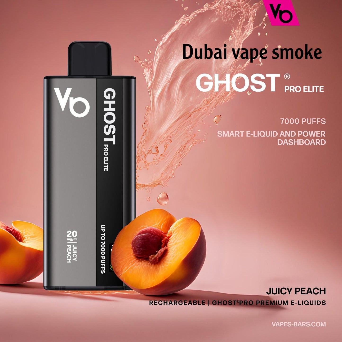 Ghost pro elite 7000 puffs disposable vape 2% nicotine in Dubai vape smoke