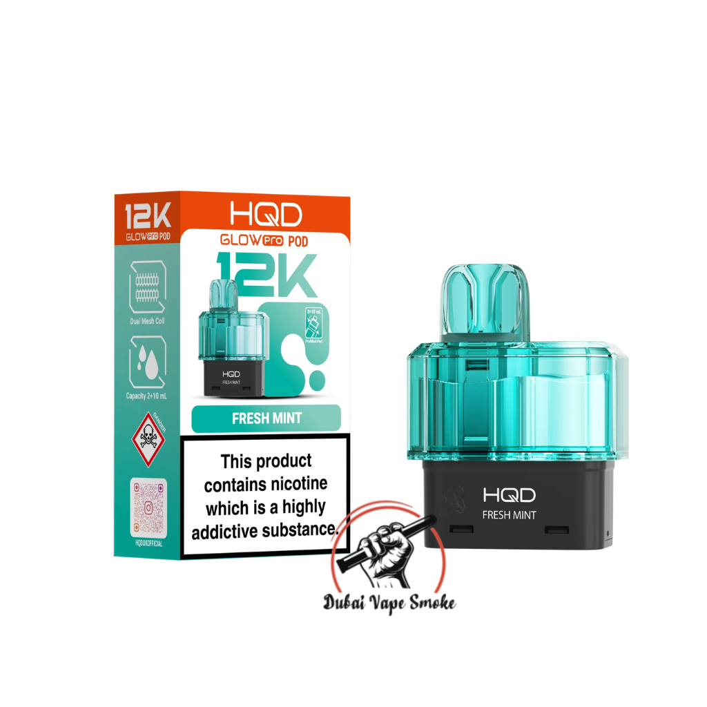 HQD Glow PRO 12K Replacement Pod Only | Dubai Vape Smoke