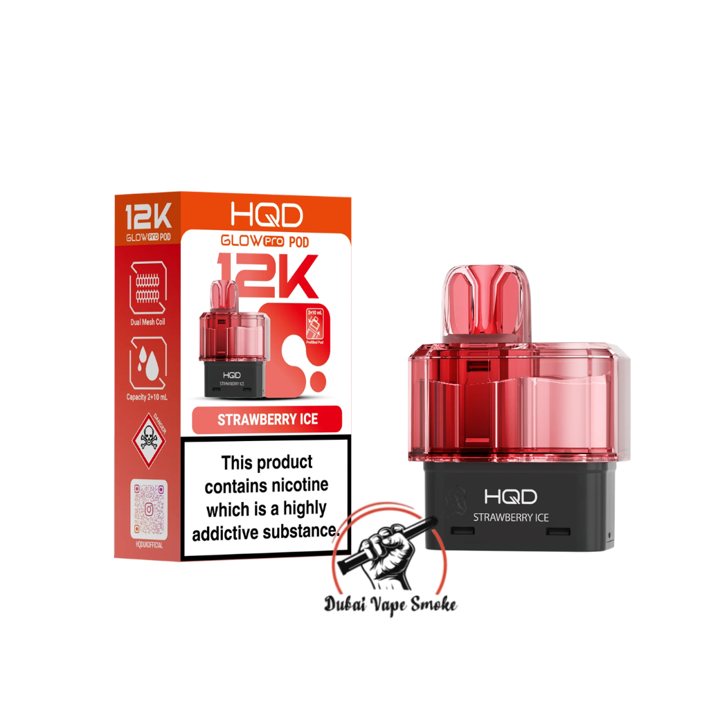 HQD Glow PRO 12K Replacement Pod Only | Dubai Vape Smoke