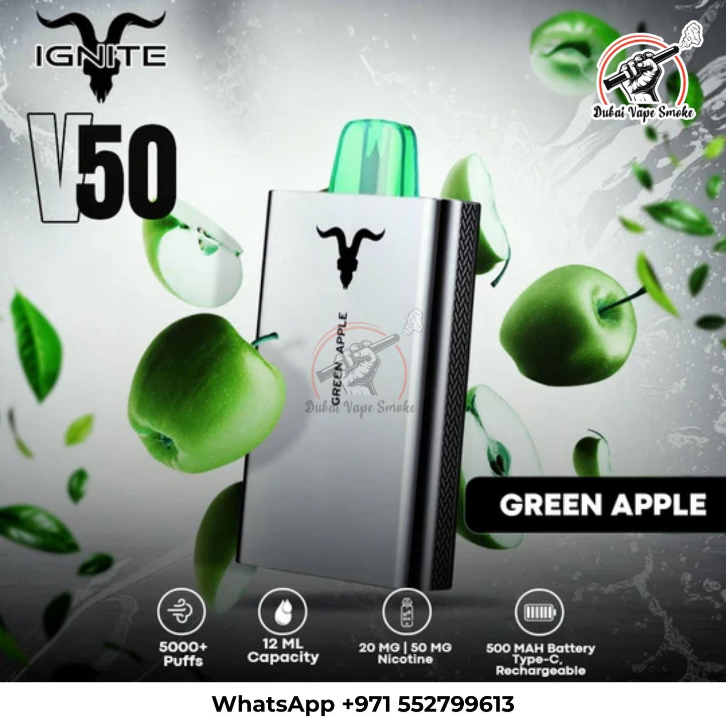 IGNITE V50 Disposable Vape 5000 Puffs Dubai 5% Nicotine