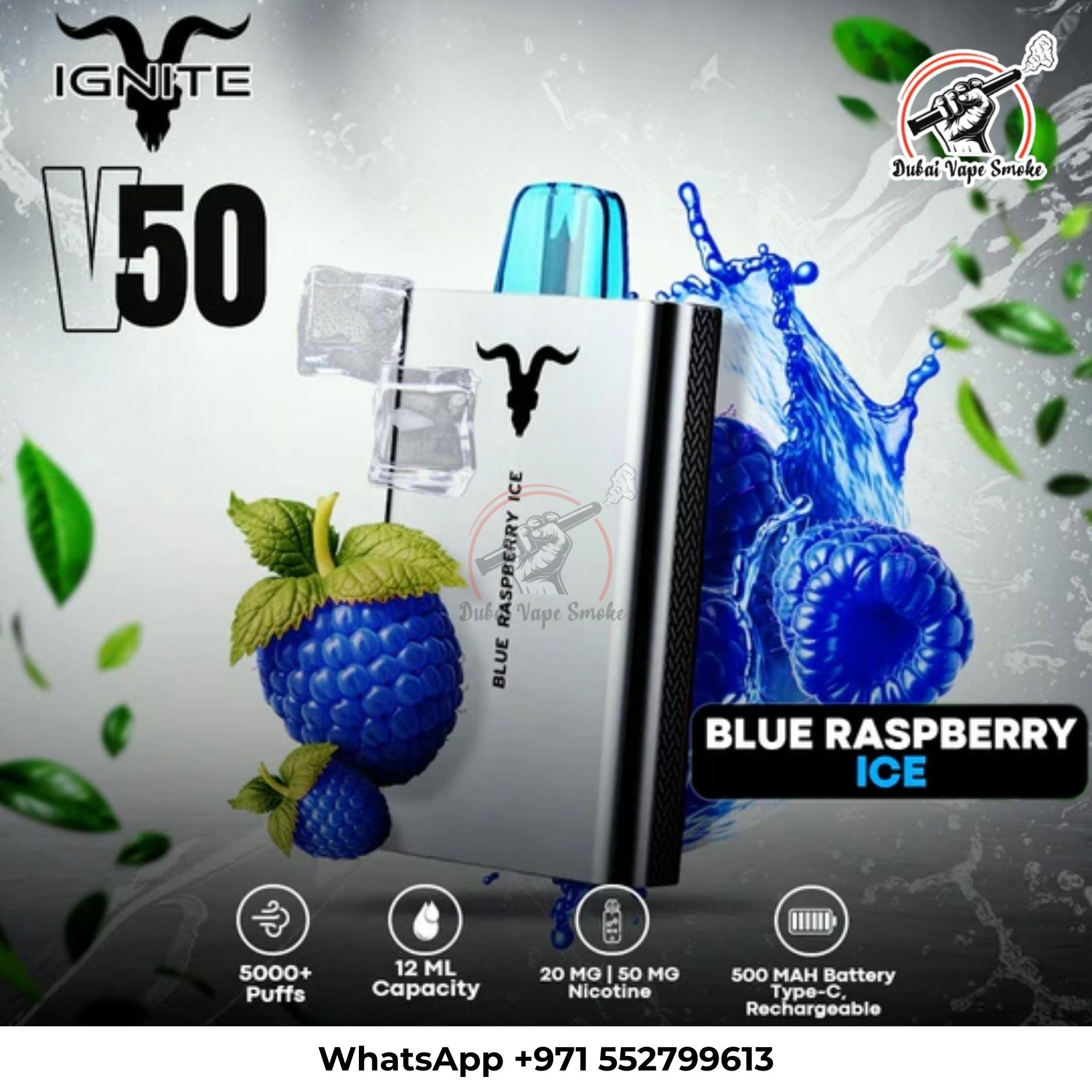 IGNITE V50 Disposable Vape 5000 Puffs Dubai 5% Nicotine
