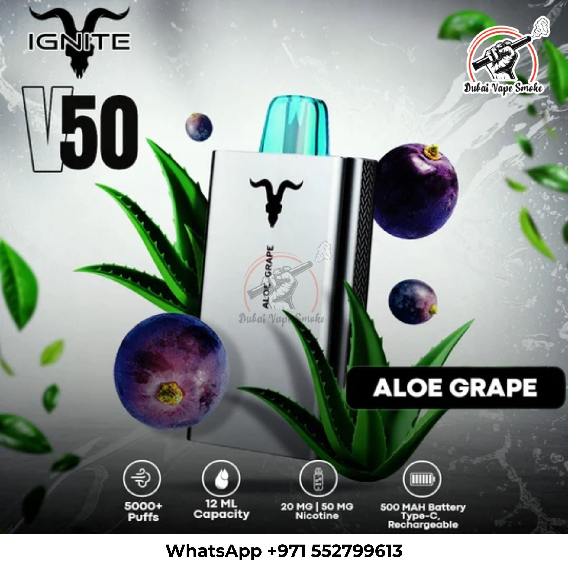 IGNITE V50 Disposable Vape 5000 Puffs Dubai 5% Nicotine