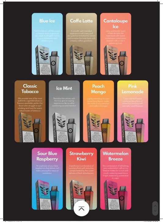 POD salt Evolive 20 mg 6000 puffs