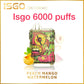 Isgo 6000 puffs disposable vape 5%