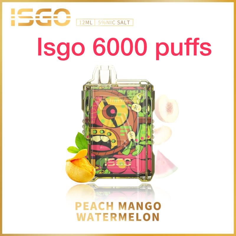 Isgo 6000 puffs disposable vape 5%