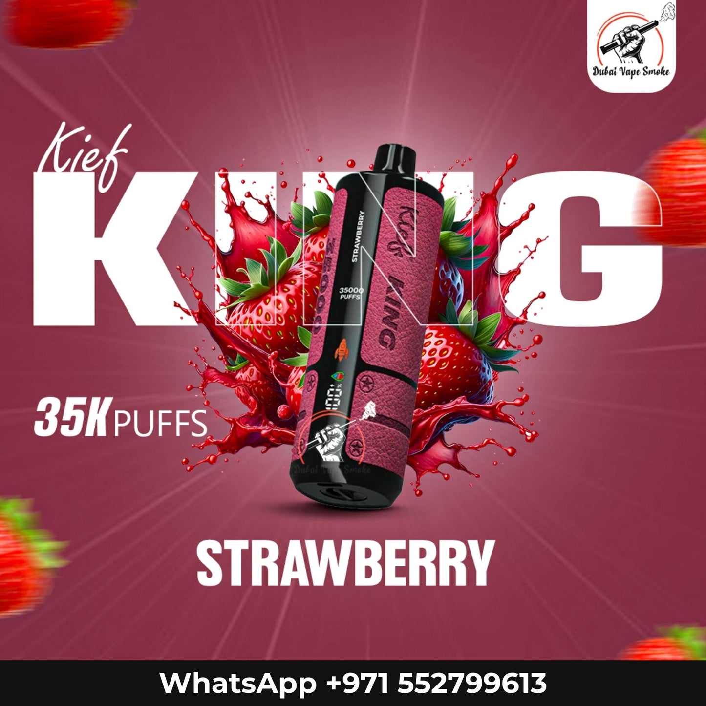 Kief King 35000 Puffs Disposable Vape 3mg | Vape Dubai & UAE