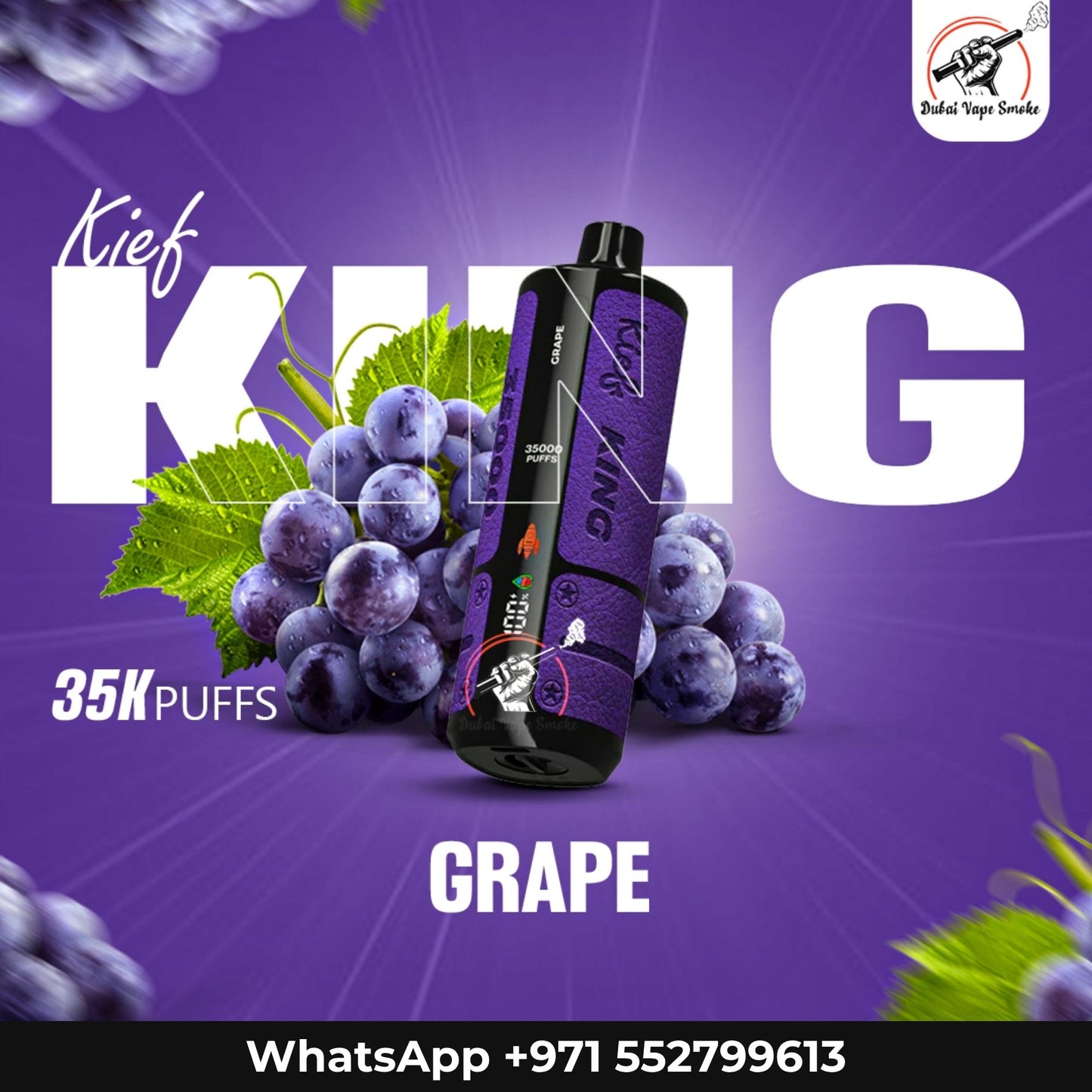 Kief King 35000 Puffs Disposable Vape 3mg | Vape Dubai & UAE