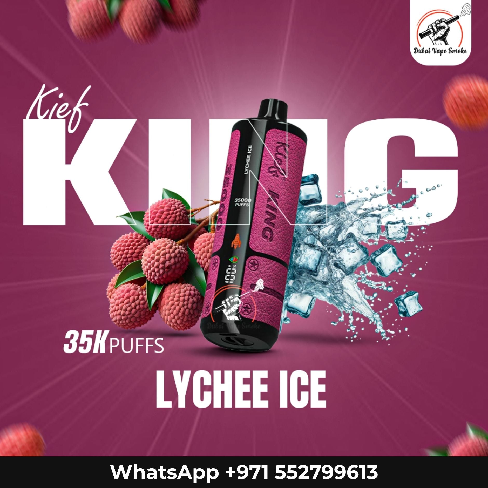 Kief King 35000 Puffs Disposable Vape 3mg | Vape Dubai & UAE