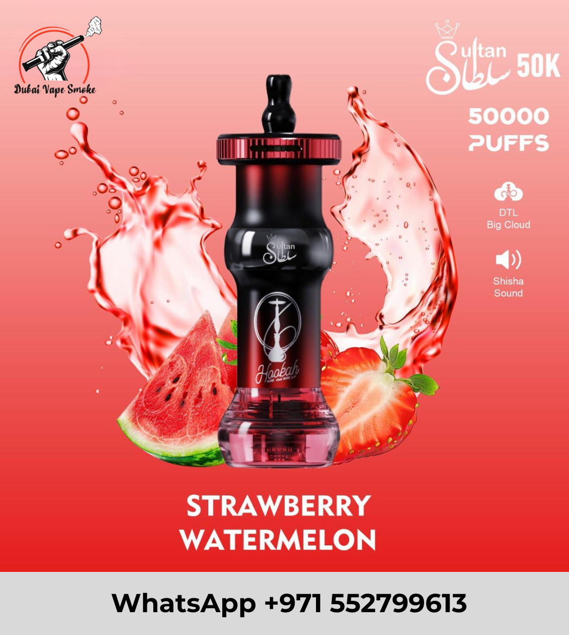 Mosmo Sultan 50K Puffs Shisha Style Disposable Vape in Dubai UAE
