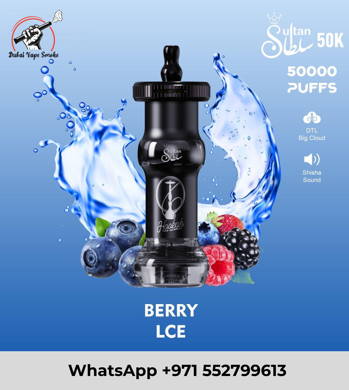Mosmo Sultan 50K Puffs Shisha Style Disposable Vape in Dubai UAE