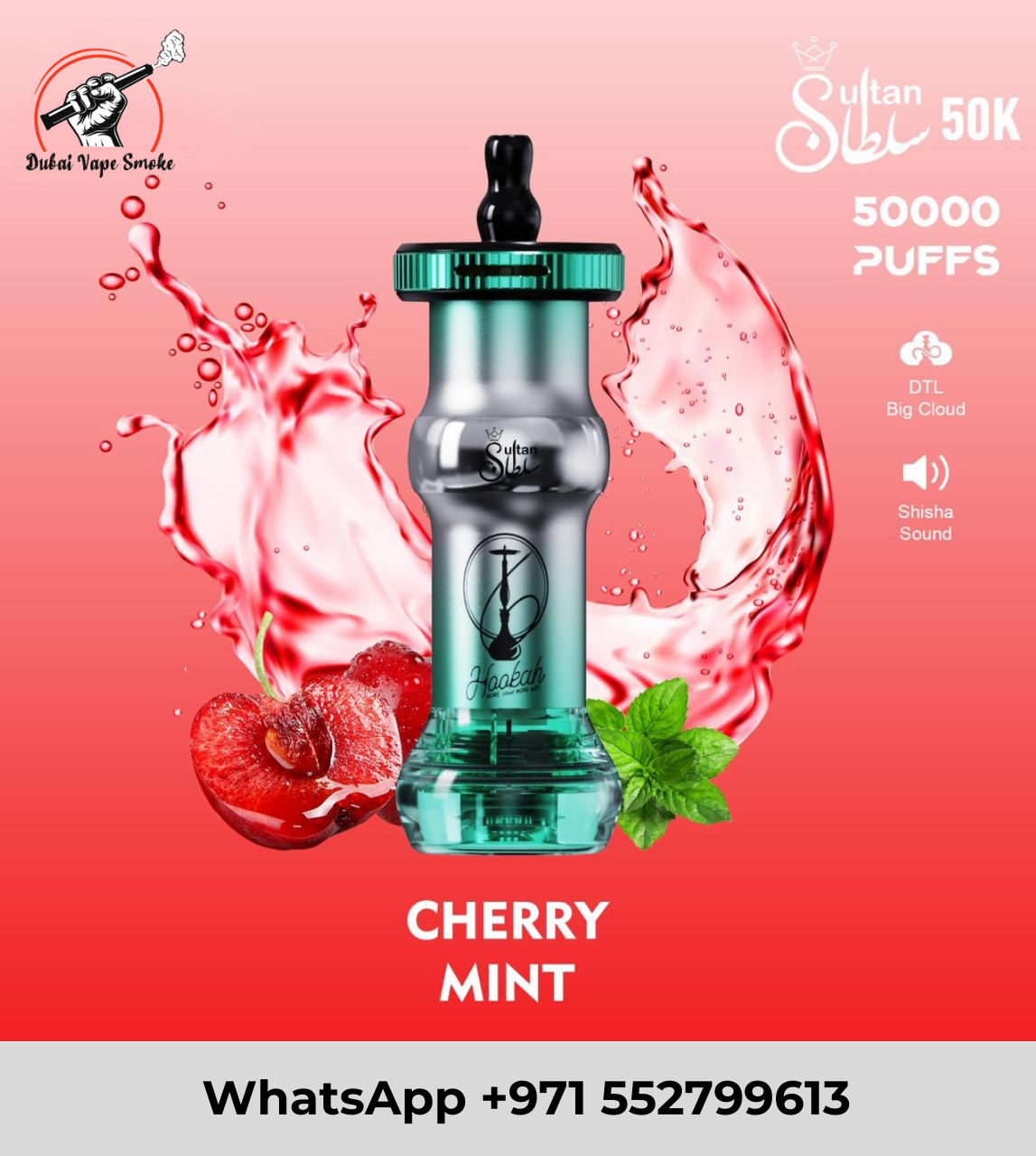 Mosmo Sultan 50K Puffs Shisha Style Disposable Vape in Dubai UAE