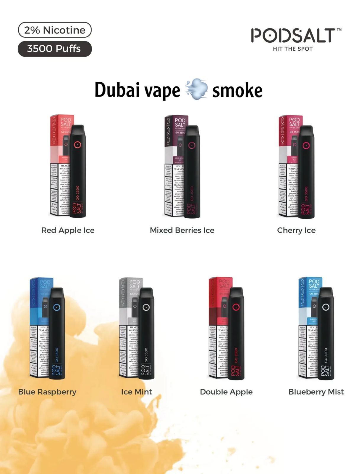 Pod Salt Go 3500 Puffs Disposable