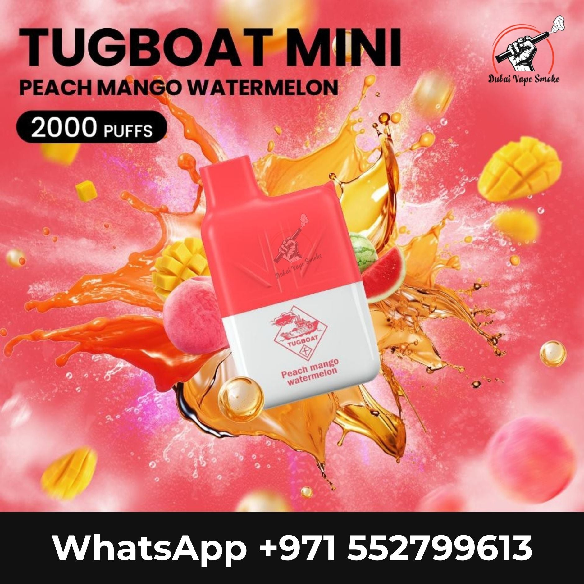 Tugboat Mini 2000 Puffs 2% Disposable Vape | Buy in Dubai & UAE