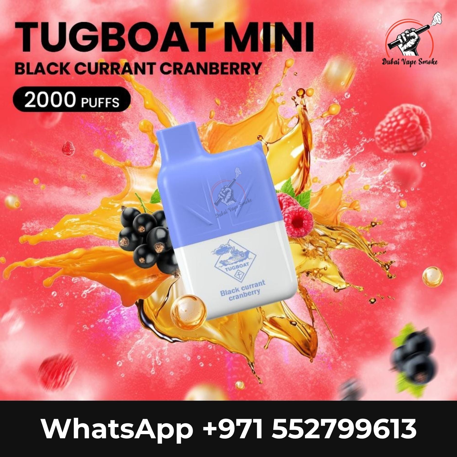 Tugboat Mini 2000 Puffs 2% Disposable Vape | Buy in Dubai & UAE